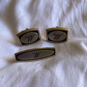 Vintage 3 pc cuff links